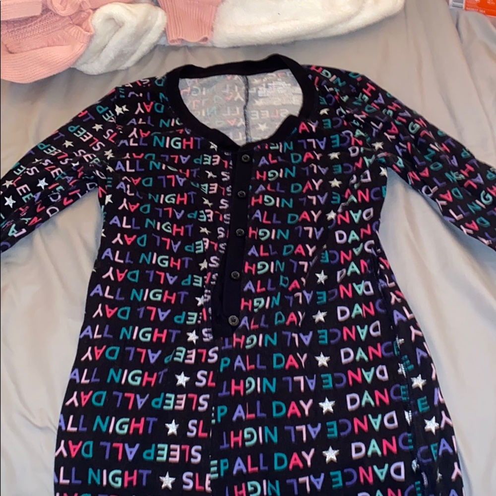 XHILARATION MULTICOLOR ONESIE. NEVER WORN.
